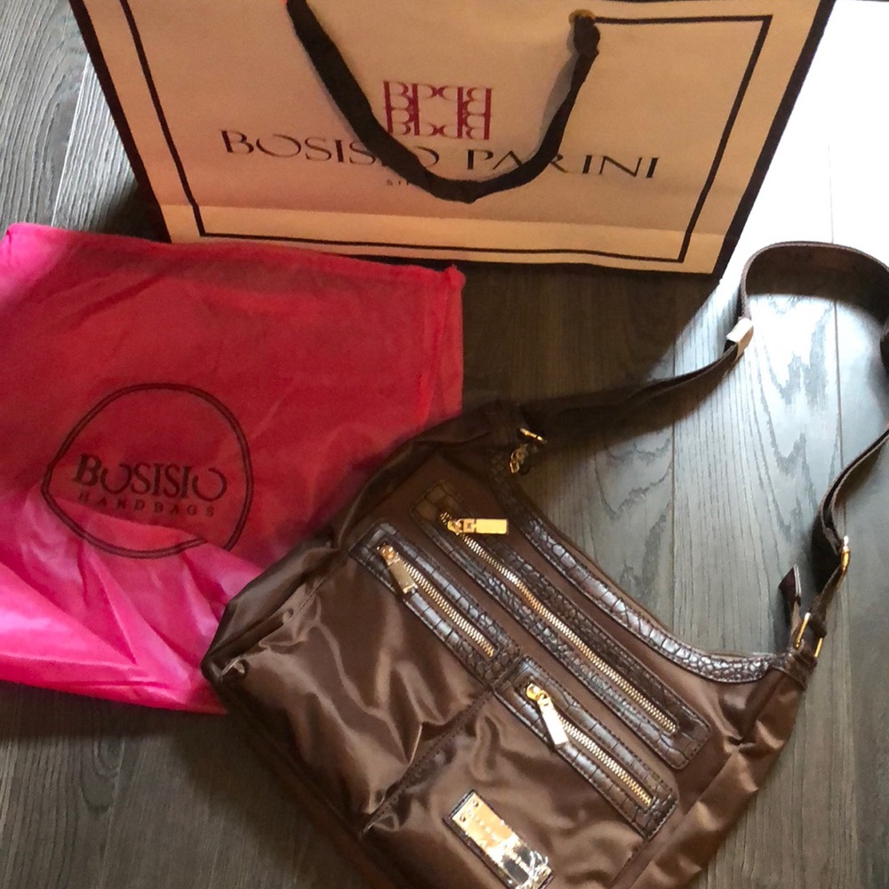 Bosisio Parini Handbag, Brown, Brand New with tags